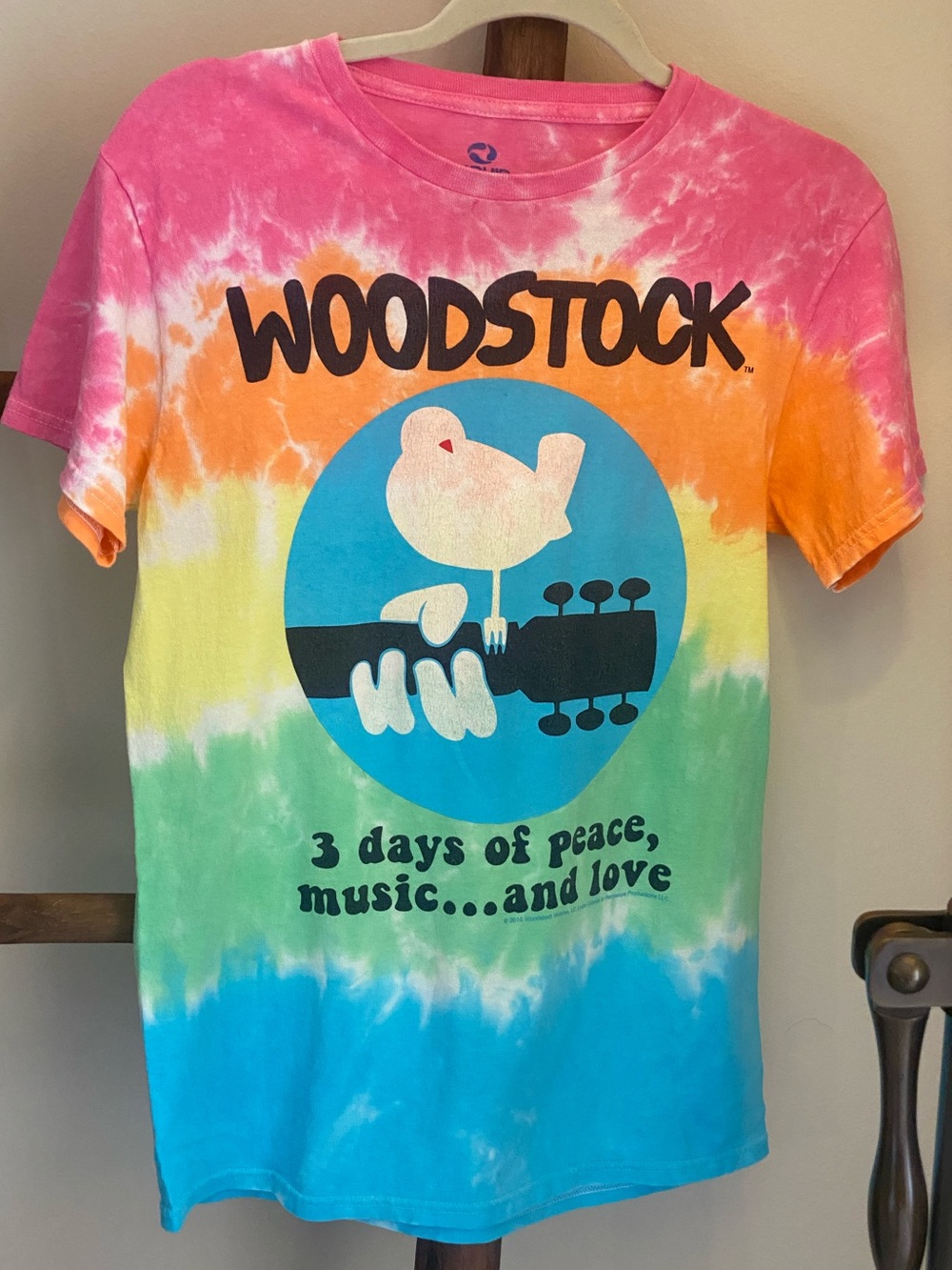 Woodstock Tie-Dye Graphic Tee Small